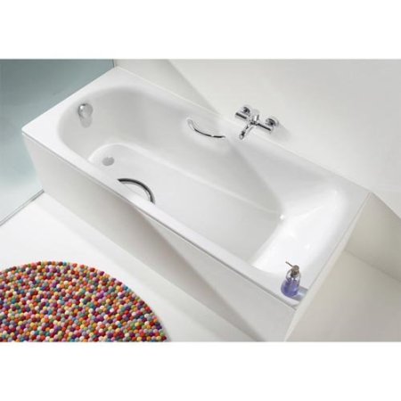 Стальная ванна Kaldewei Saniform Plus Star 180x80 с отверстиями для ручек