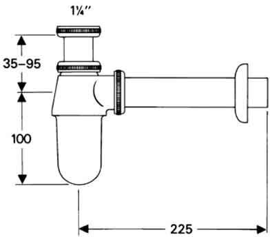 Сифон для раковины Hansgrohe